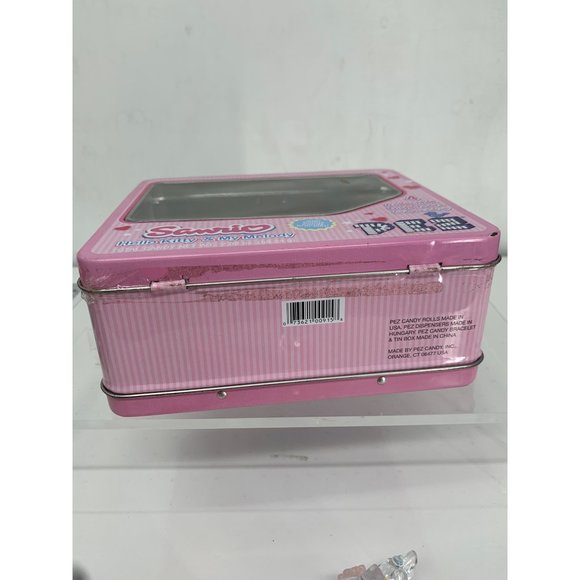 Sanrio Hello Kitty Pez Dispensers with Metal Tin Carrying Case USED NO Candy - Picture 13 of 15